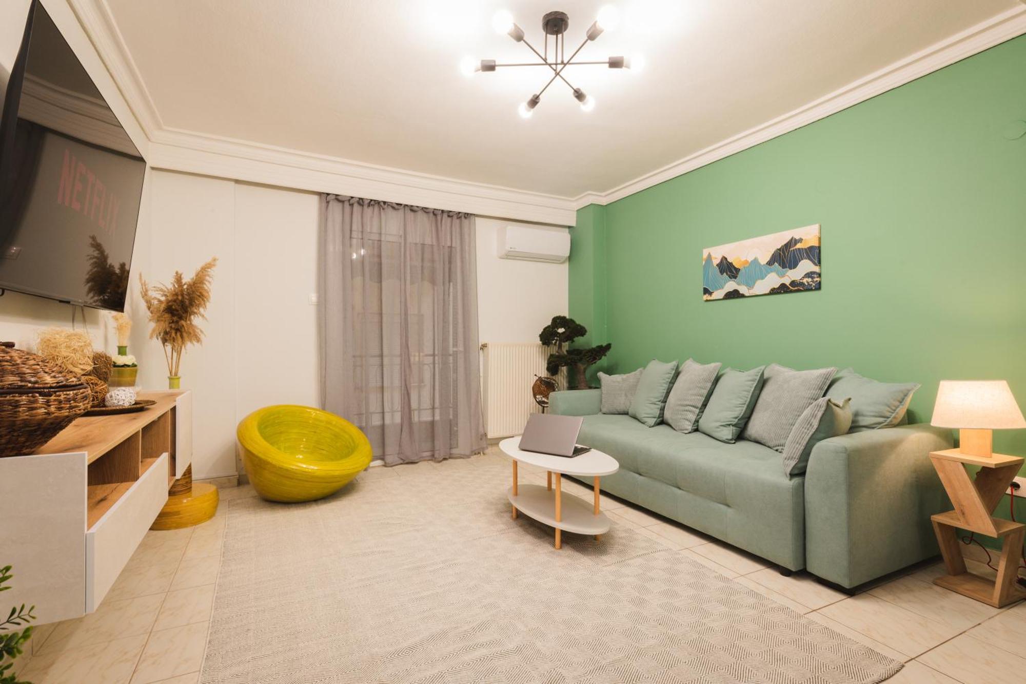 Stylish Apt W Jacuzzi, 5 Min To White Tower 테살로니키 외부 사진